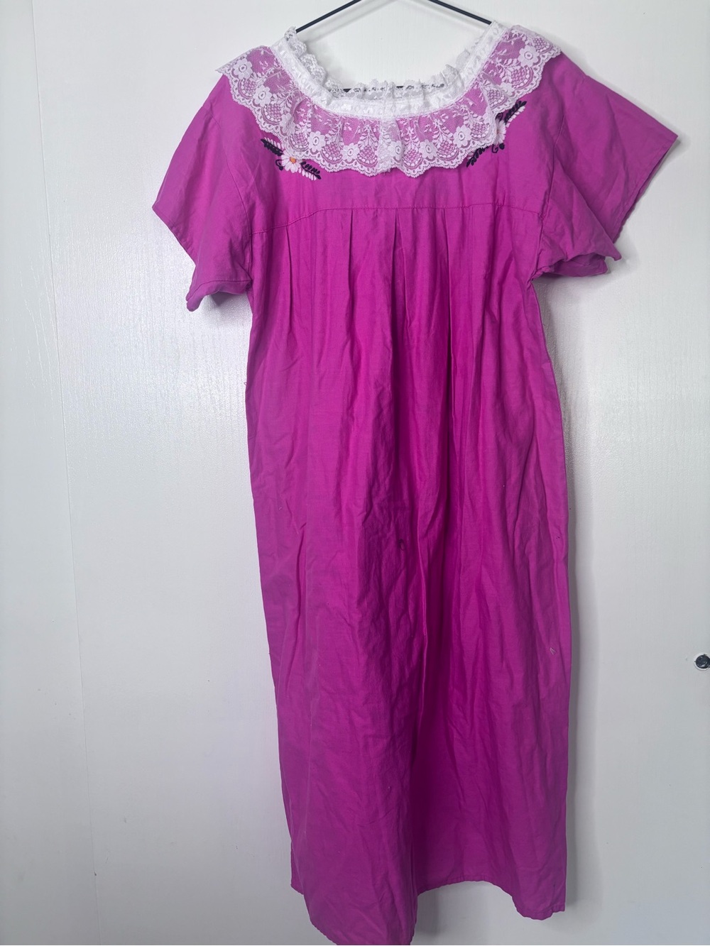 Mexican Embroidered Puebla Dress / Tunics - Picture 5 of 5